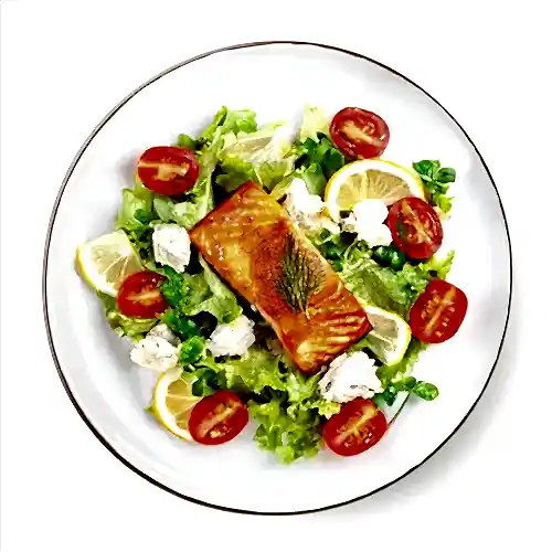 Fırın Somonlu Salata menüsü